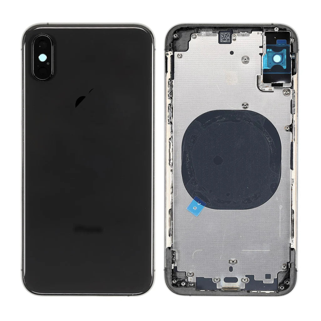 Rear Housing with Small Parts for iPhone XS Max (Purple)-Space Gray Rear Housing with Small Parts for iPhone XS Max (Purple)-Space Gray